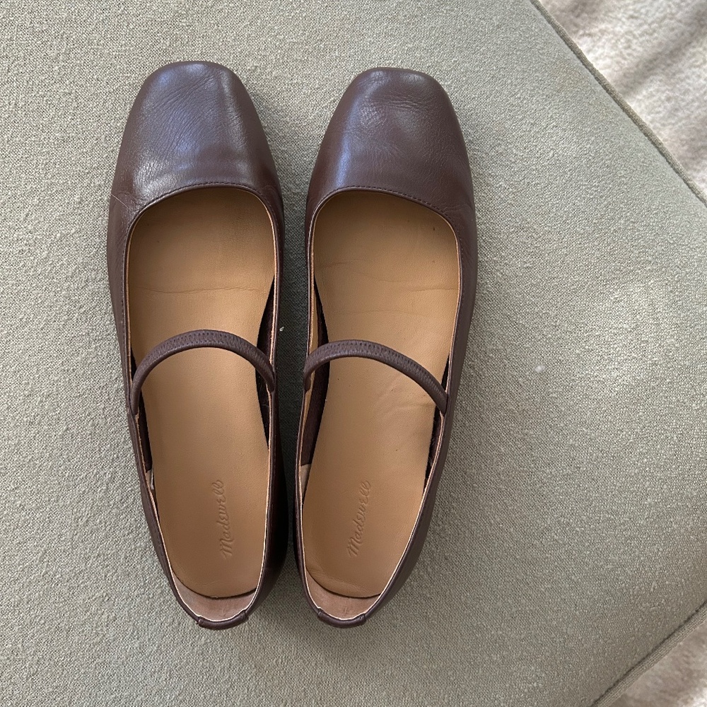 Madewell Mary Jane Brown size 8